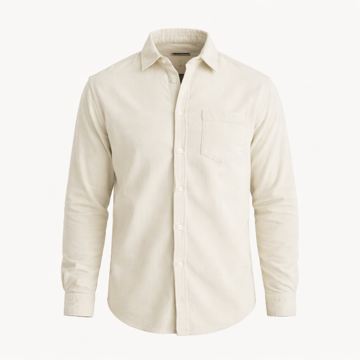 Men's Corduroy Long Sleeve Button Shirt