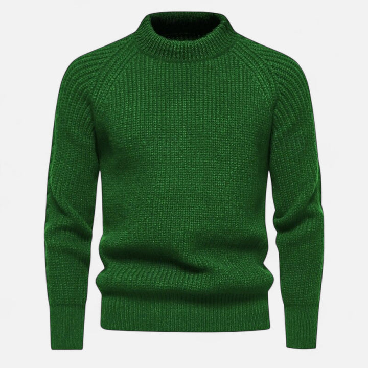 Men's  Fitted Ribbed Texture Sweaters