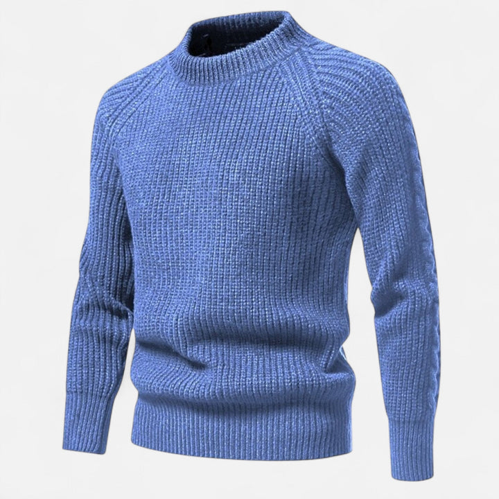 Men's  Fitted Ribbed Texture Sweaters