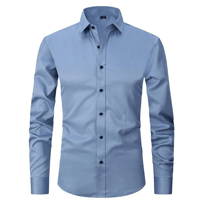 Men’s Long Sleeve Button Shirt with Collar