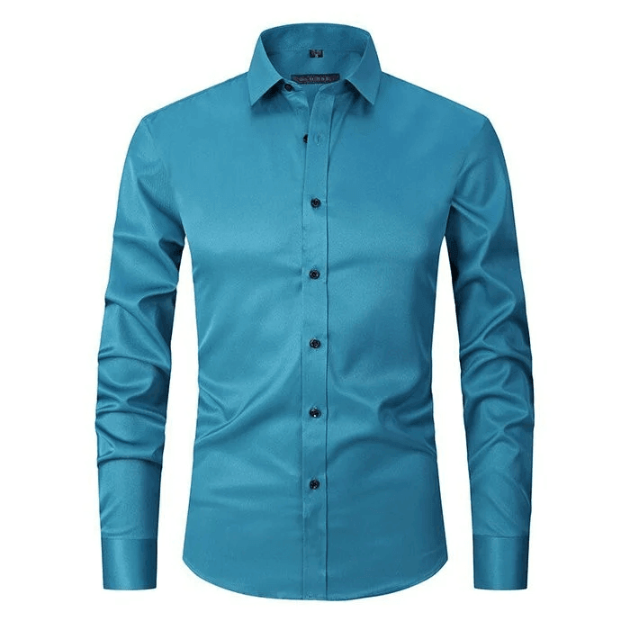Men’s Long Sleeve Button Shirt with Collar