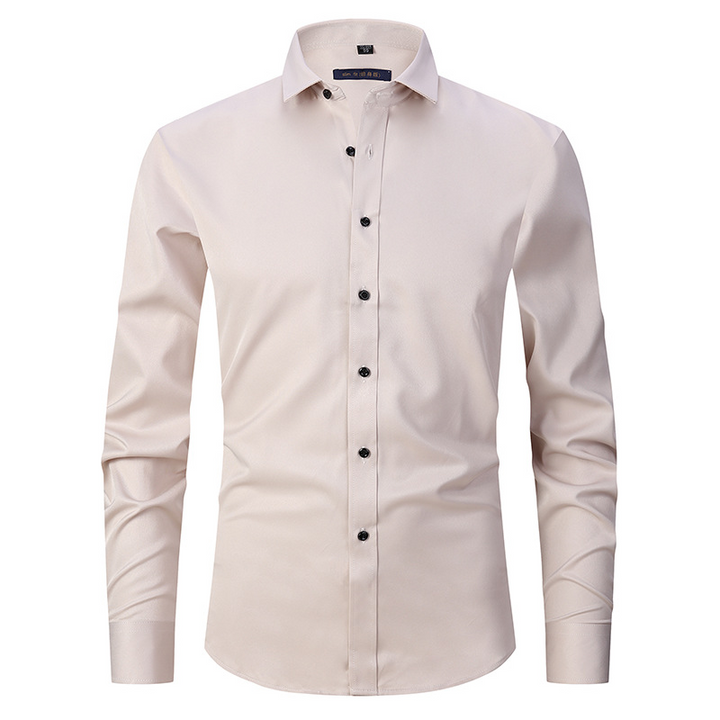 Men’s Long Sleeve Button Shirt with Collar