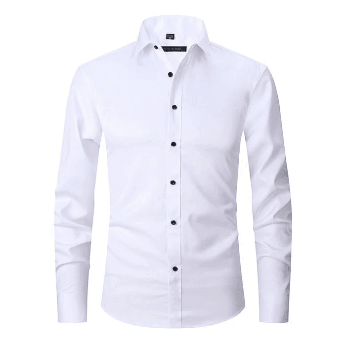 Men’s Long Sleeve Button Shirt with Collar