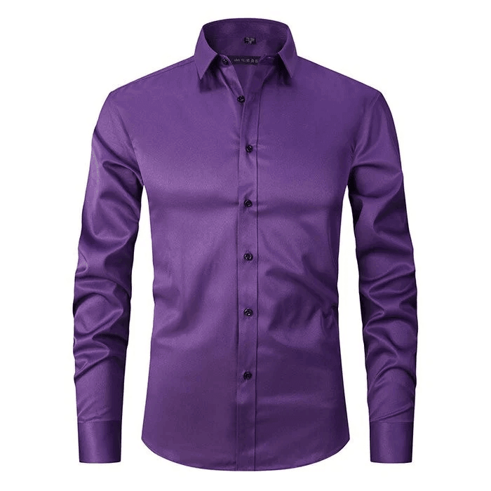 Men’s Long Sleeve Button Shirt with Collar