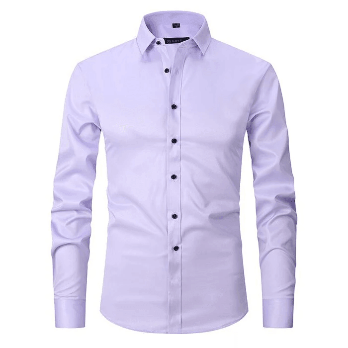 Men’s Long Sleeve Button Shirt with Collar