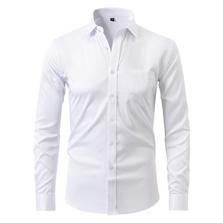 Men’s Long Sleeve Button Shirt with Collar