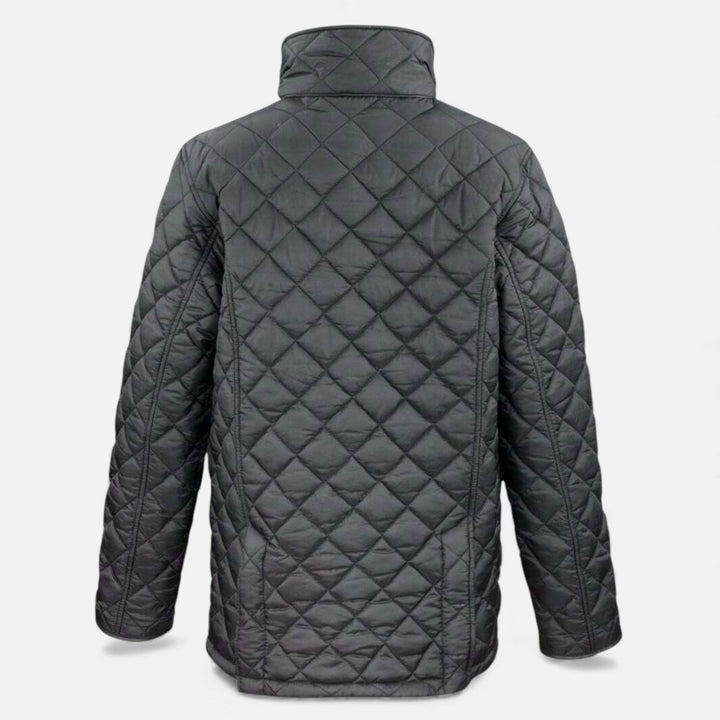 Men's Quilted Jacket with Fleece Lining