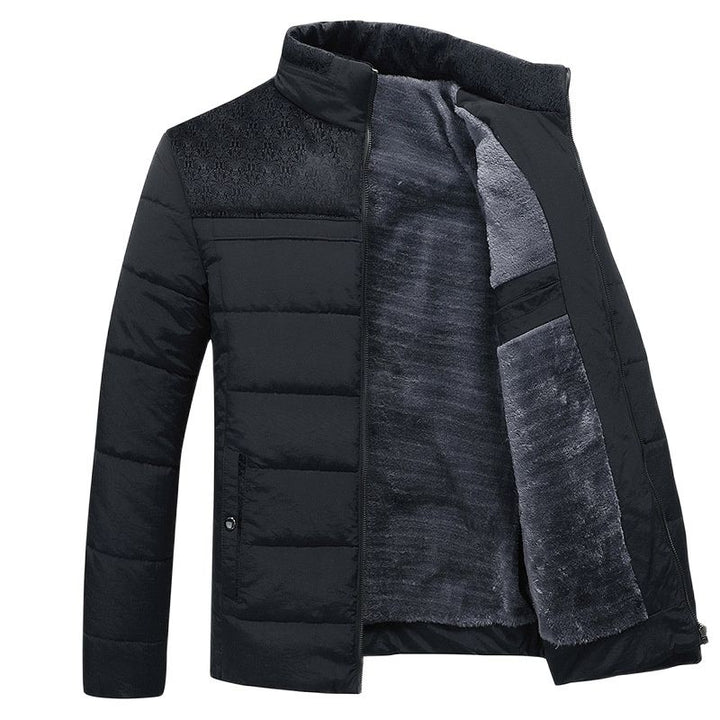 Men’s Quilted Jacket with Stand Collar