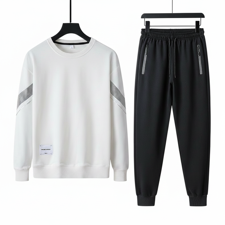 Men’s Sweatshirt and Joggers Two Piece Tracksuit Set