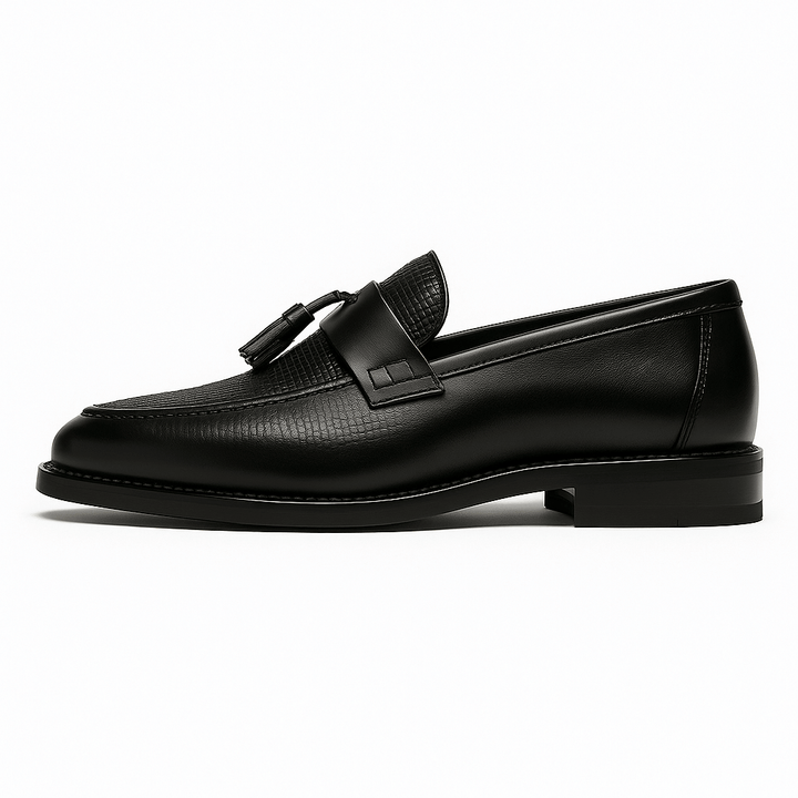 Men's Woven Loafers Tassel Detail Slip On Shoes