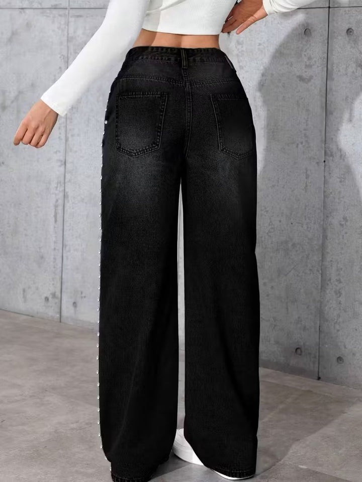 Women's High-Rise Wide-Leg Pants