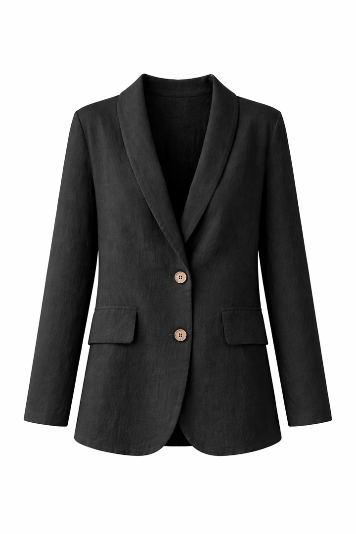 Women's Button Front Loose Blazer