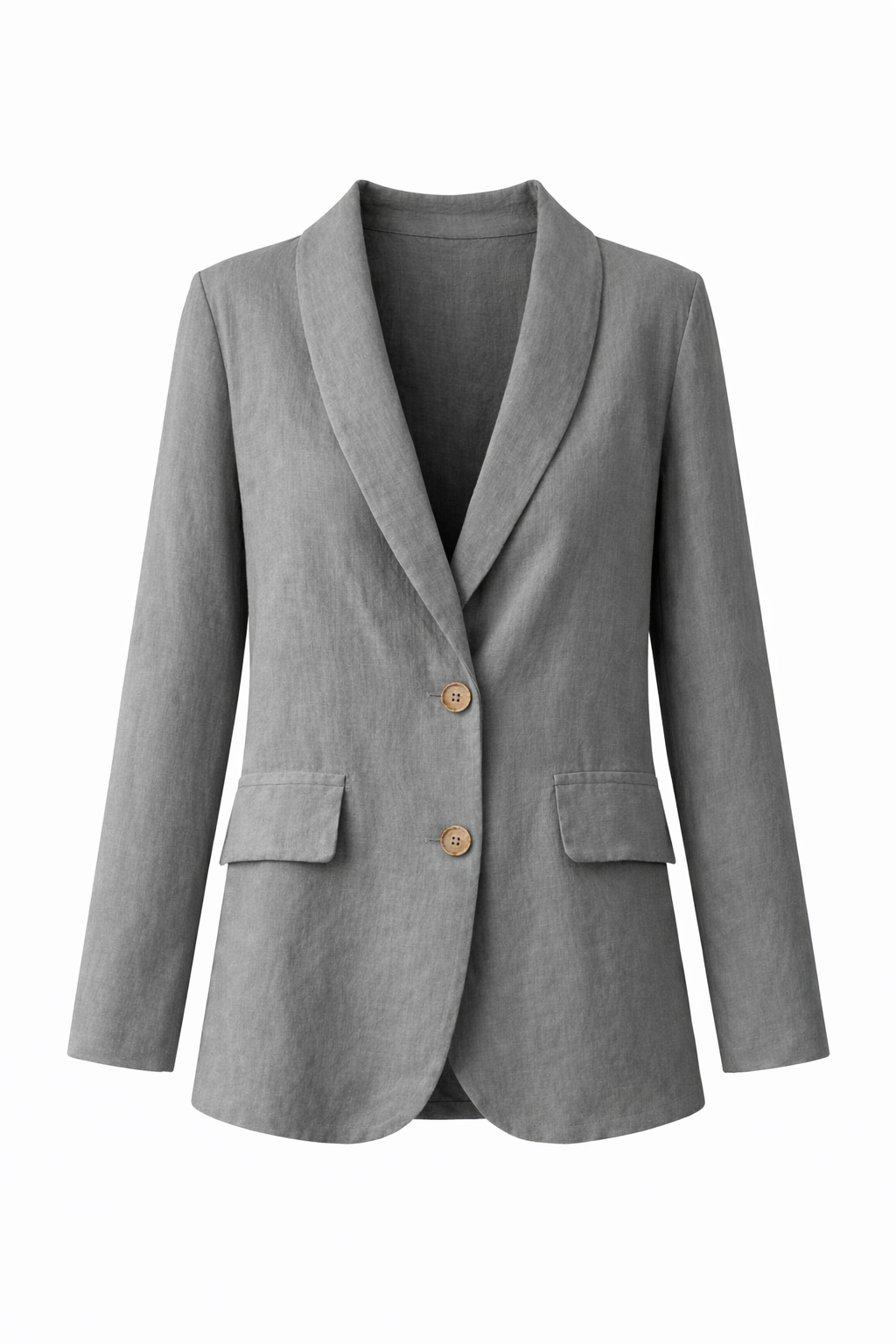 Women's Button Front Loose Blazer