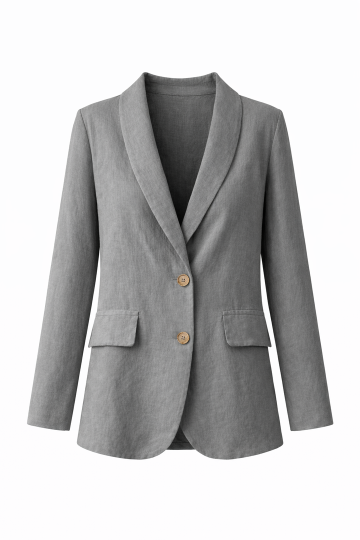 Women's Button Front Loose Blazer