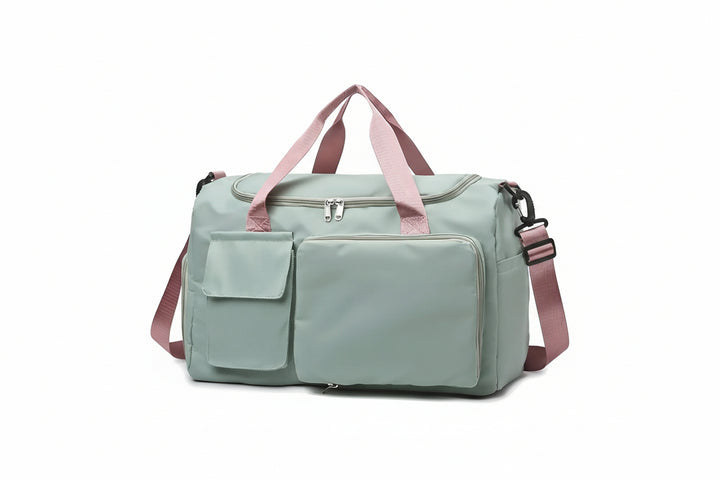 Women's Duffel Bag with Multi Pockets and Shoulder Strap