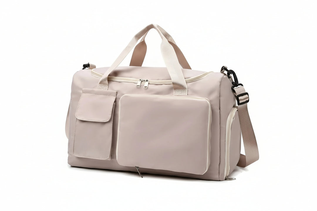 Women's Duffel Bag with Multi Pockets and Shoulder Strap