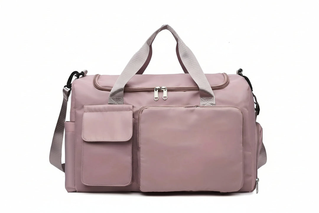 Women's Duffel Bag with Multi Pockets and Shoulder Strap
