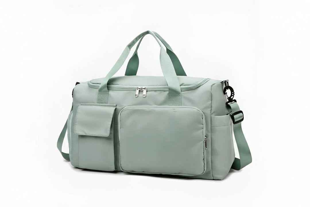 Women's Duffel Bag with Multi Pockets and Shoulder Strap