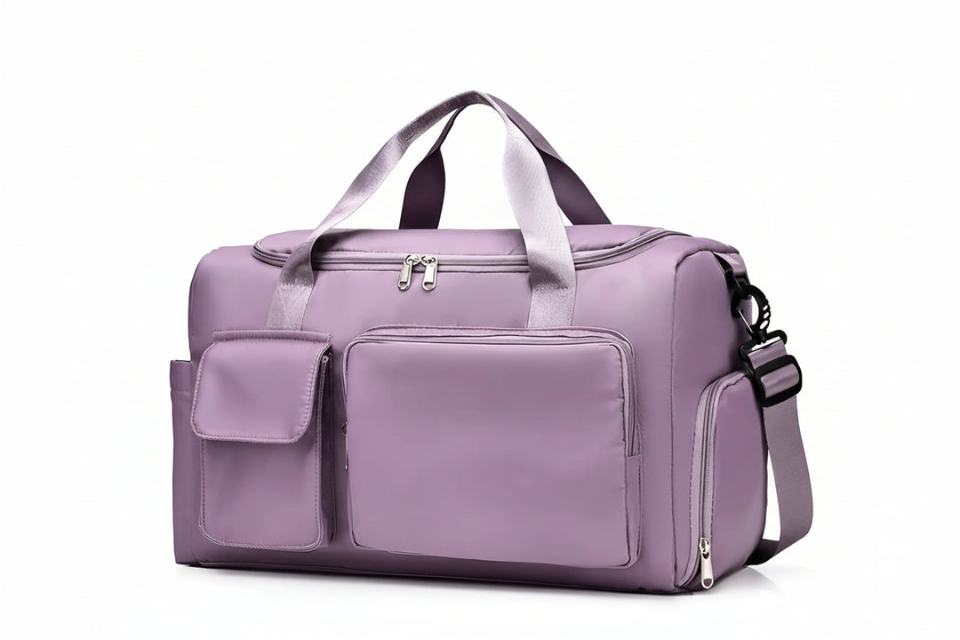 Women's Duffel Bag with Multi Pockets and Shoulder Strap