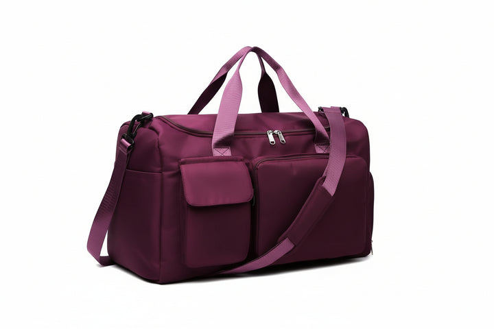 Women's Duffel Bag with Multi Pockets and Shoulder Strap