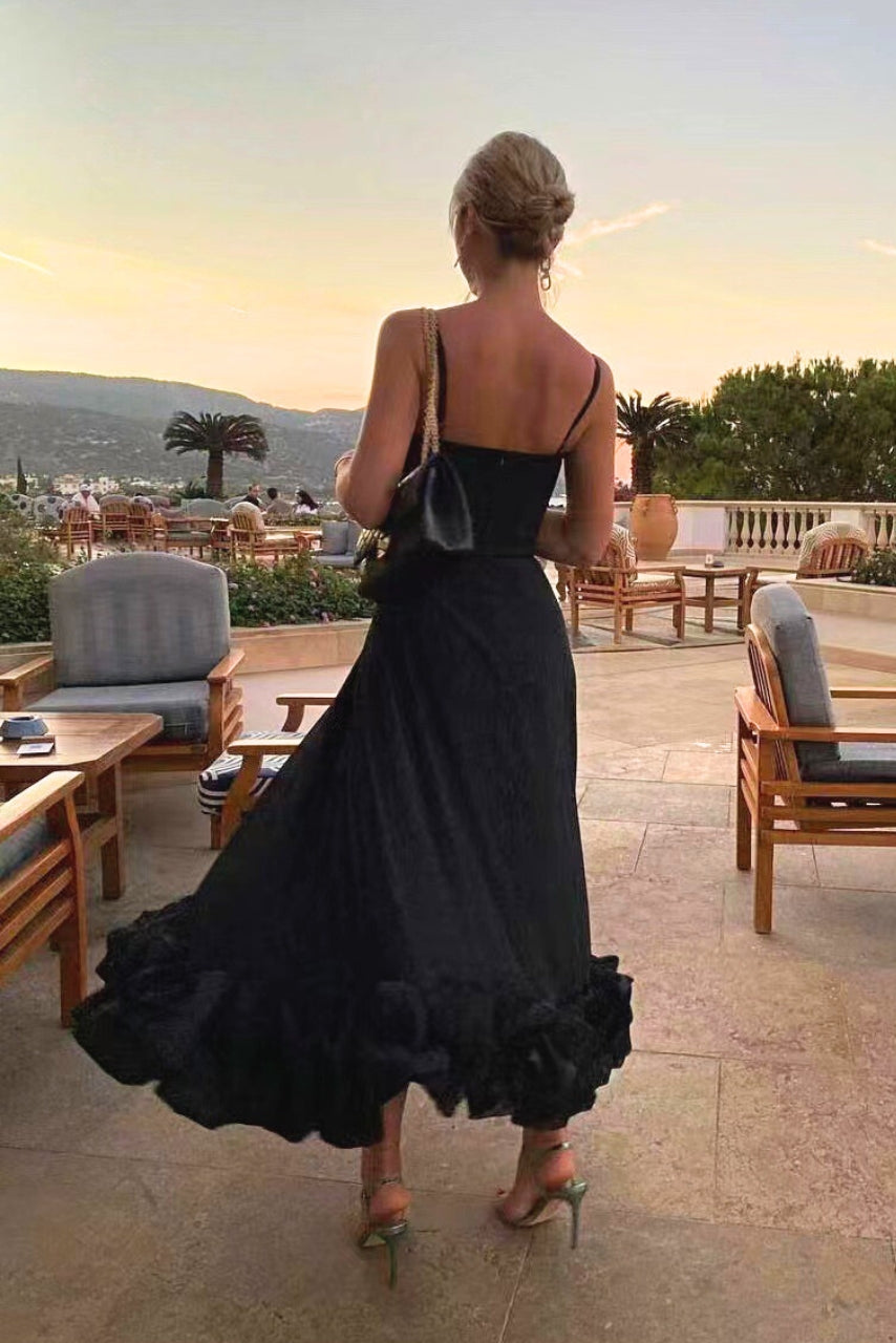 Women's Flowing Twirl Maxi Dress