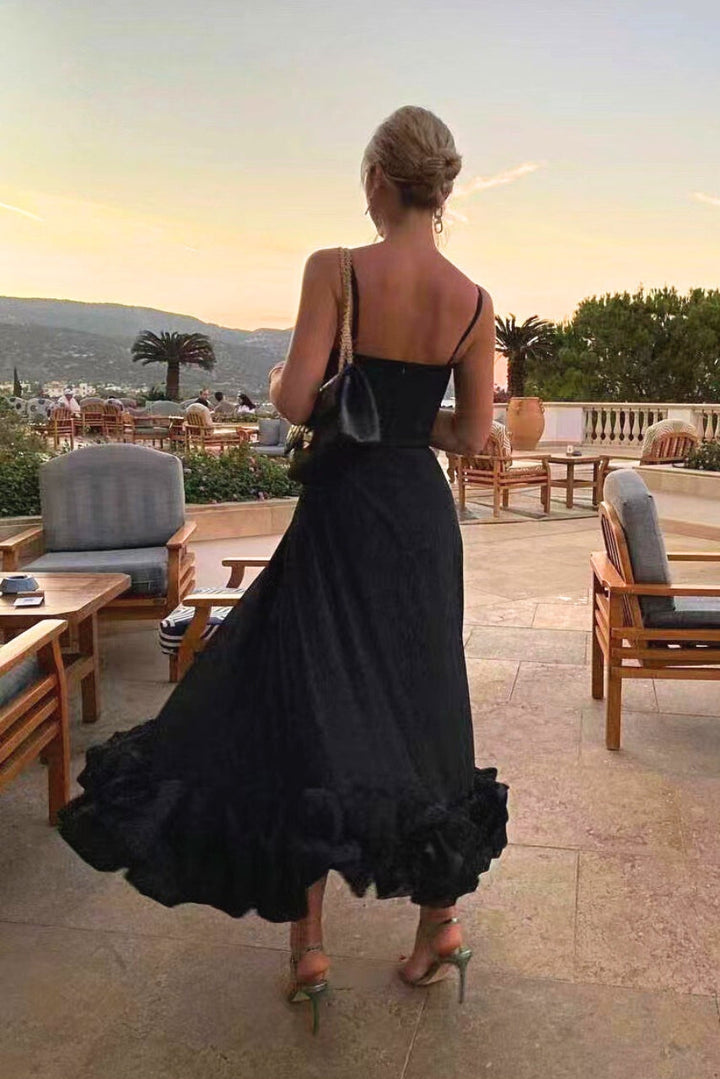 Women's Flowing Twirl Maxi Dress