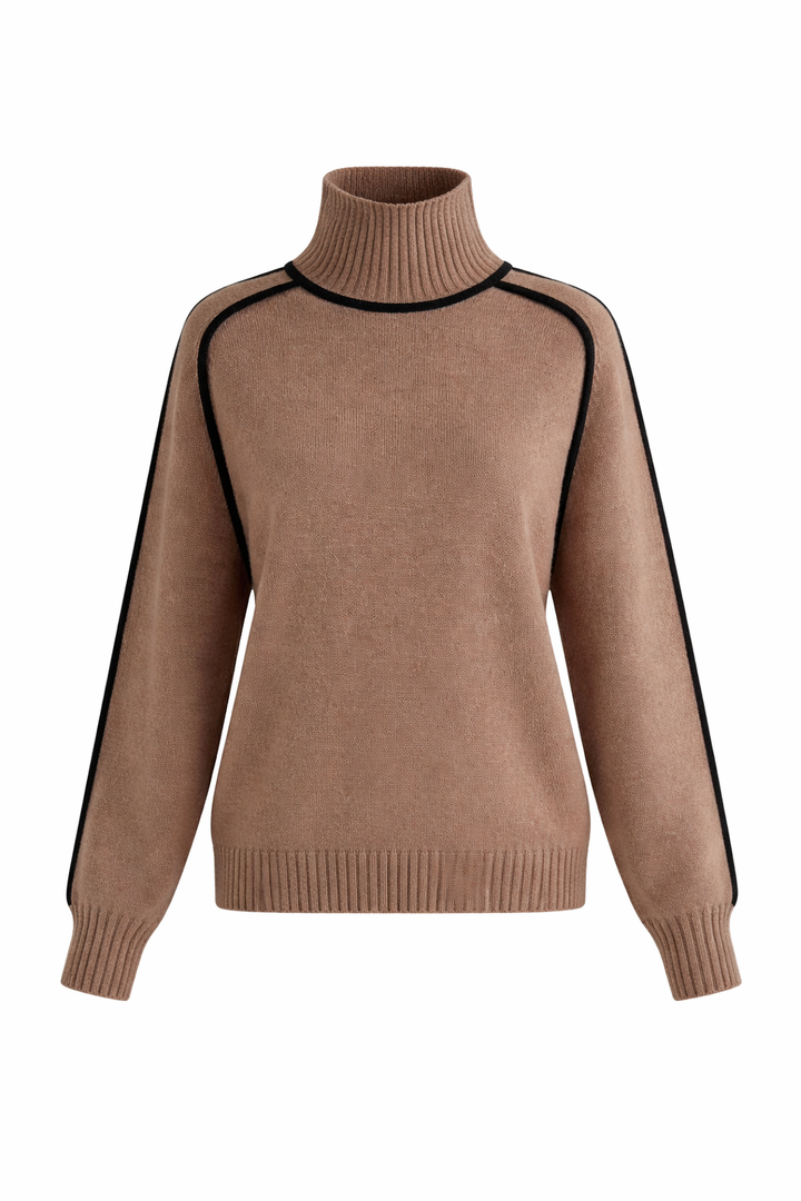 Women's Knitted Turtleneck Sweater