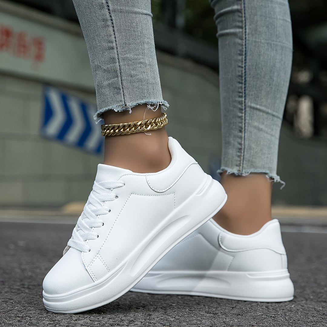 Women's Lace Up Low Top Trainers