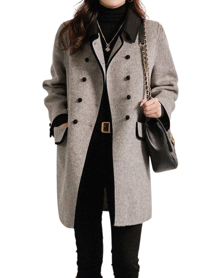 Women's Long Buttoned Outer Coat