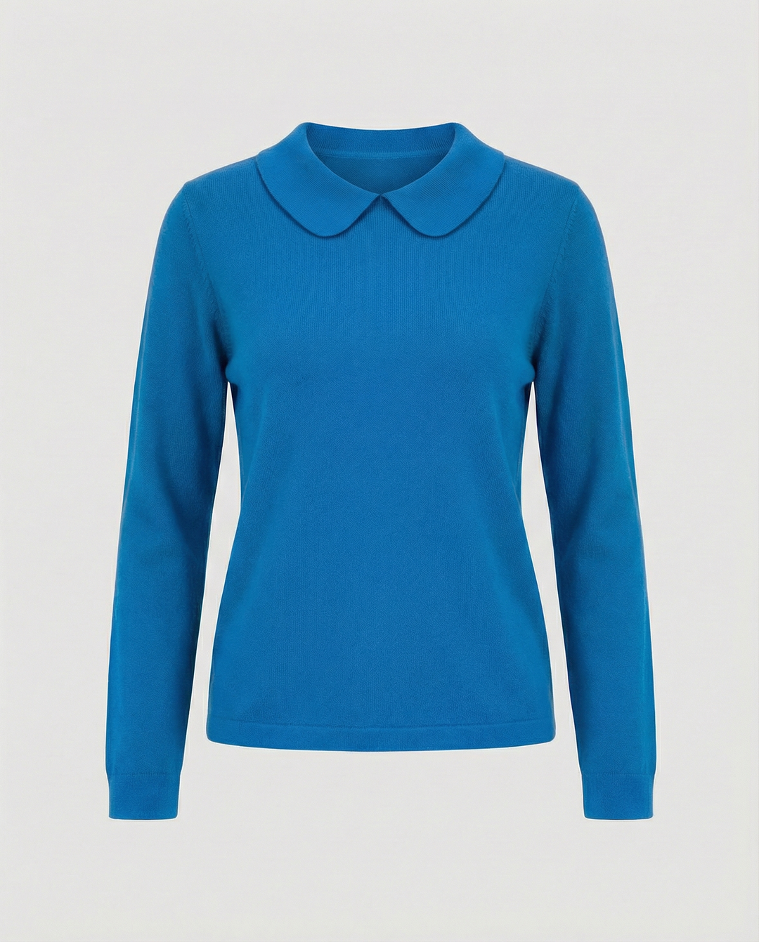 Women's Long Sleeve Collared Knit Sweater