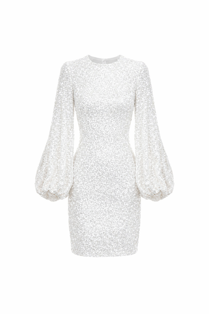 Women's Long Sleeve Sequin Mini Dress