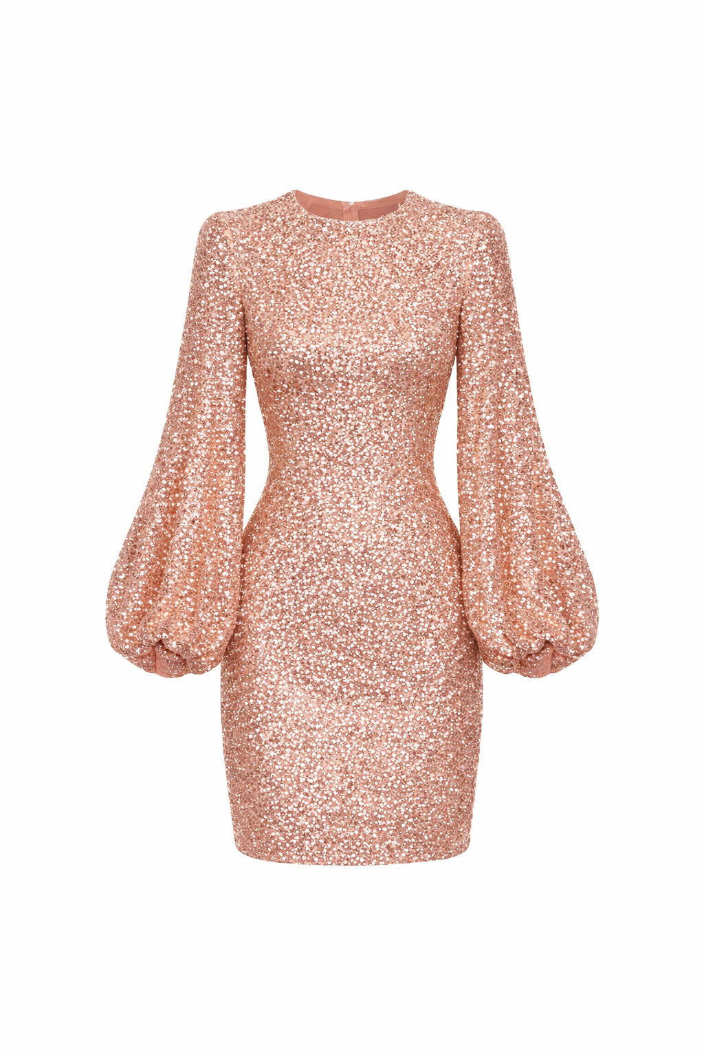 Women's Long Sleeve Sequin Mini Dress