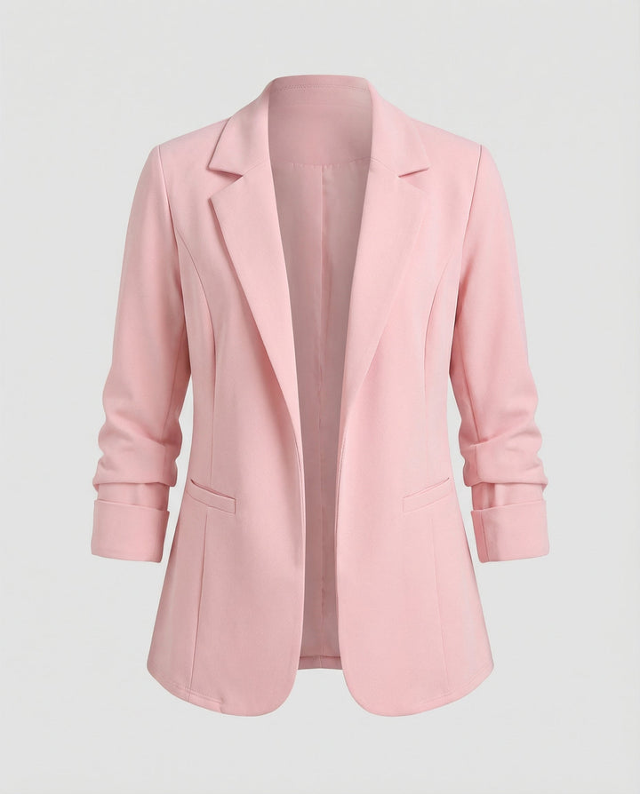 Women's Open Front Slim Fit Tailored Blazer