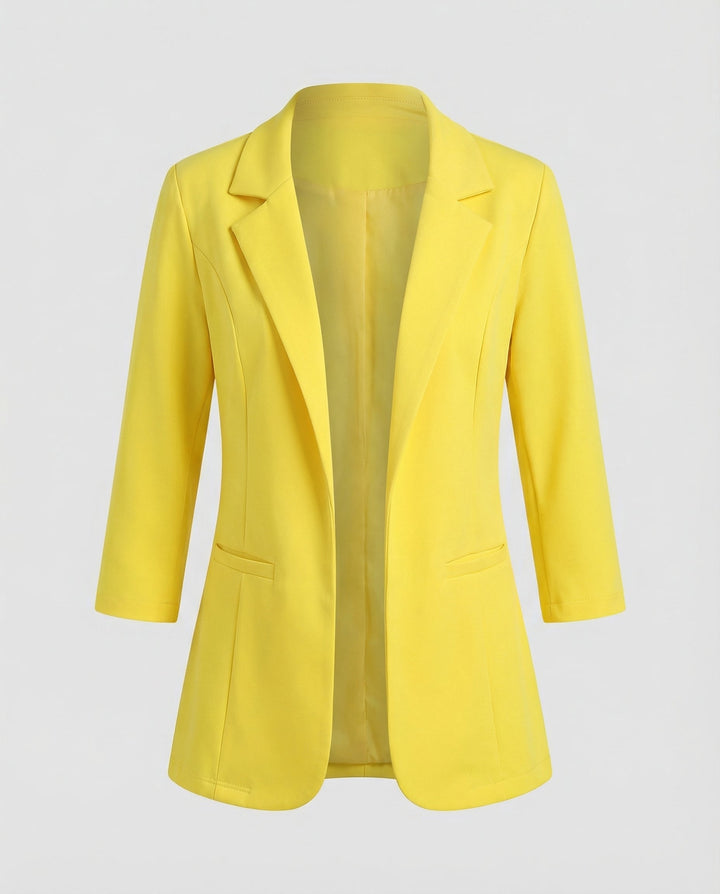 Women's Open Front Slim Fit Tailored Blazer