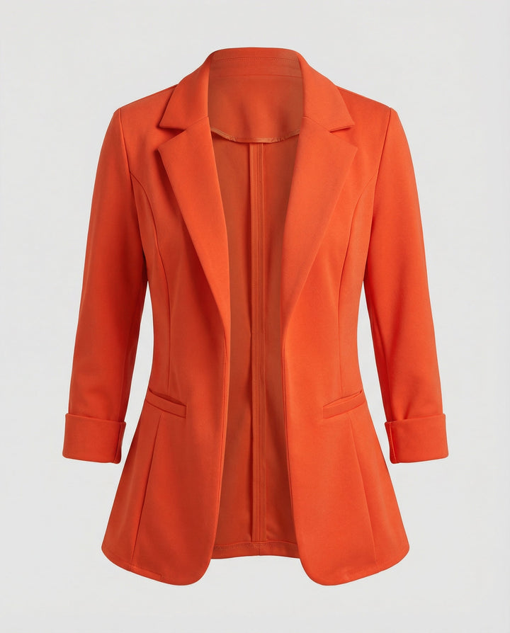 Women's Open Front Slim Fit Tailored Blazer