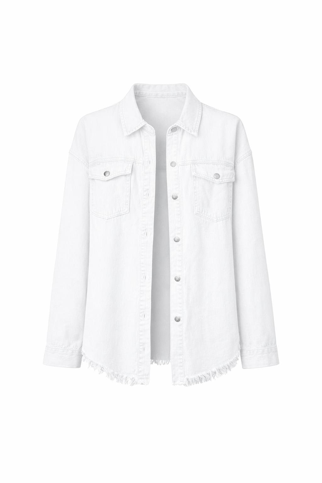 Women's Oversized Button Front Denim Jacket