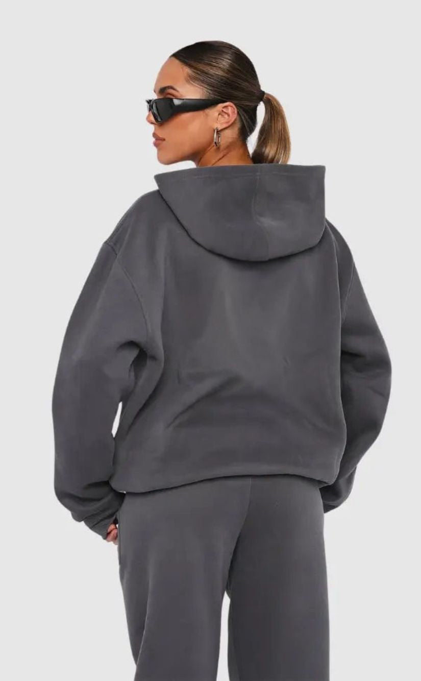 Women’s Oversized Tracksuit Hoodie and Jogger Set