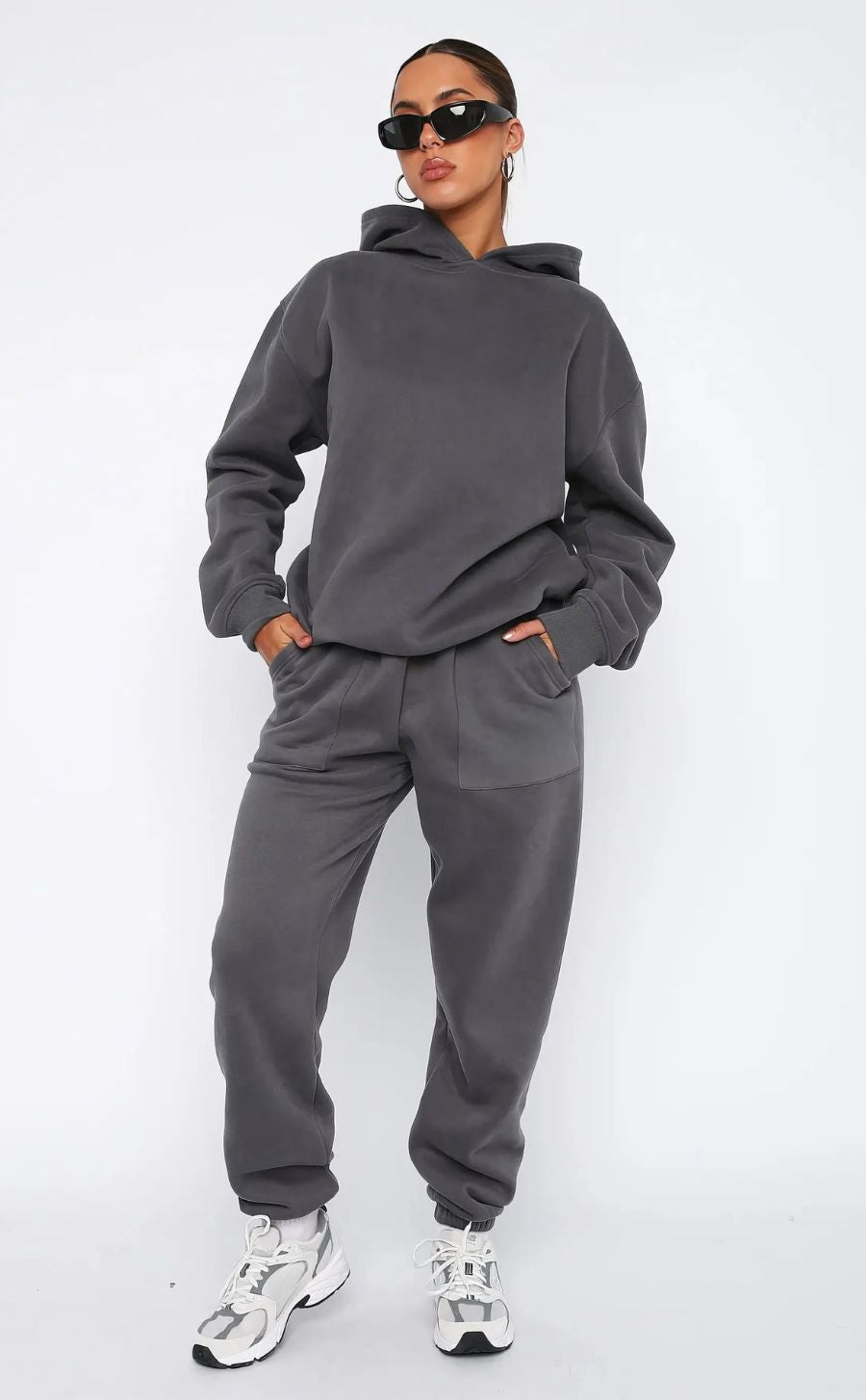 Women’s Oversized Tracksuit Hoodie and Jogger Set