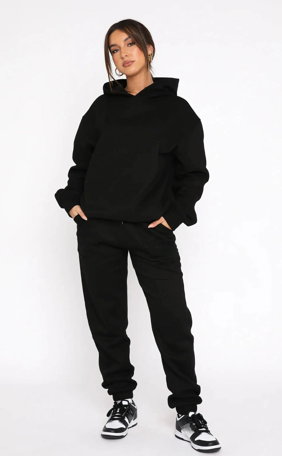 Women’s Oversized Tracksuit Hoodie and Jogger Set