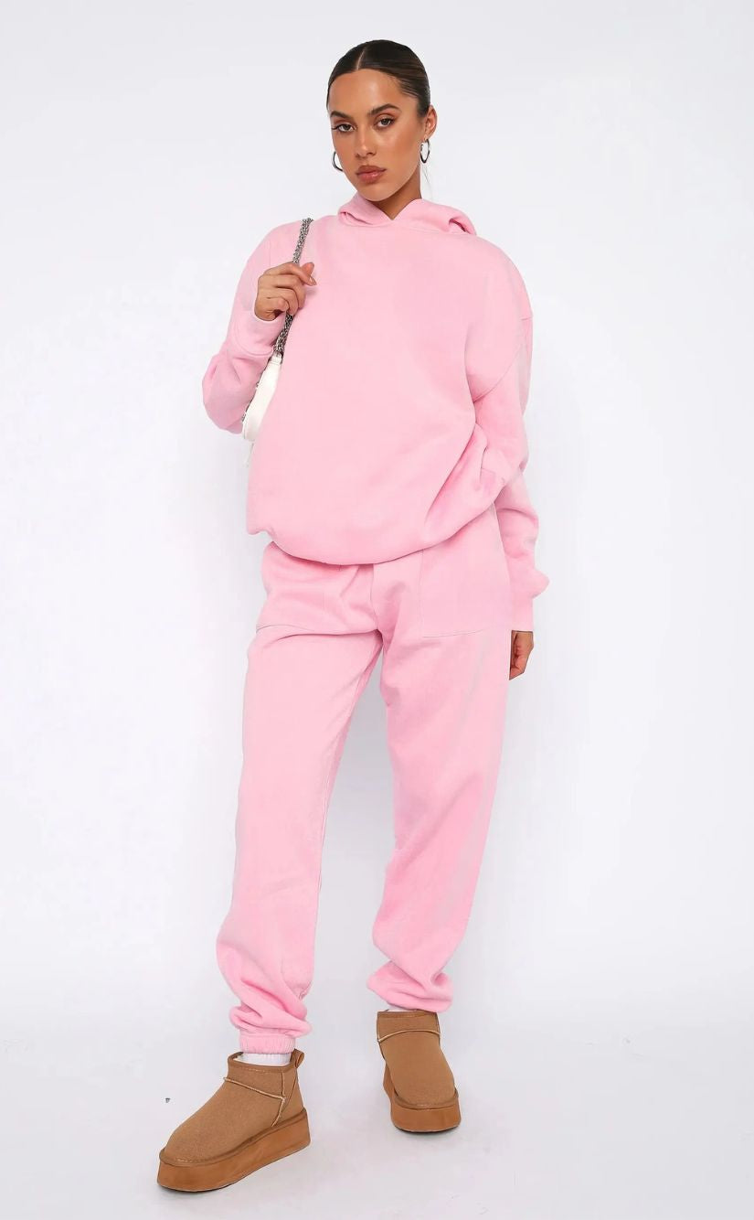 Women’s Oversized Tracksuit Hoodie and Jogger Set