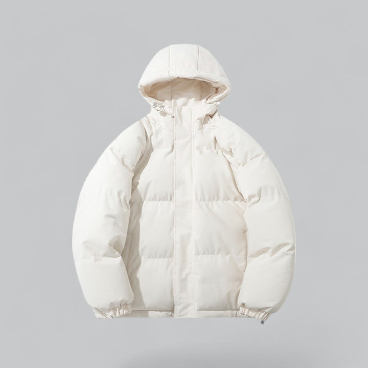 Women's Padded Zip Winter Jacket with Hood