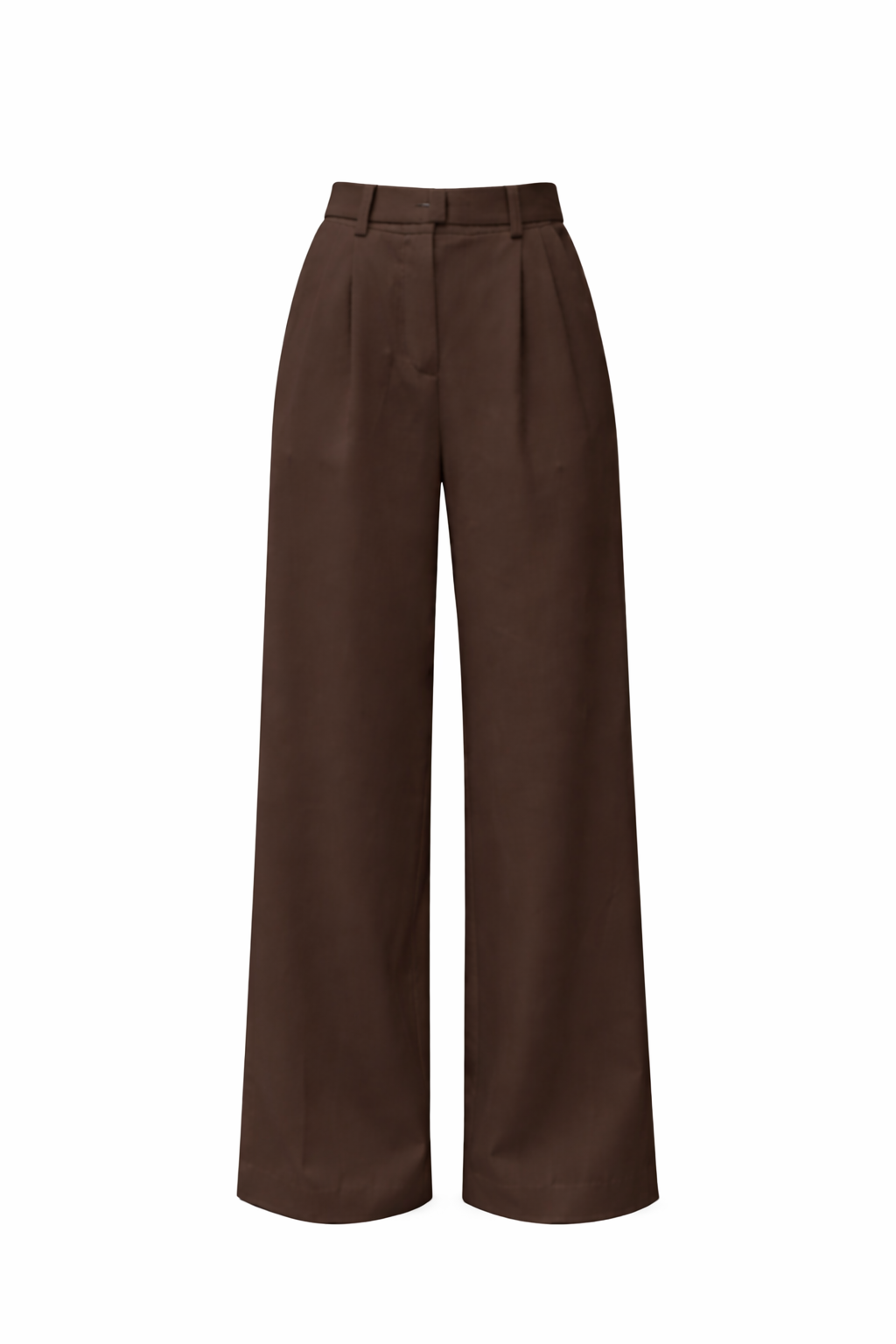 Women's Pleated Wide Leg Trouser Pantswith Front Crease Detail