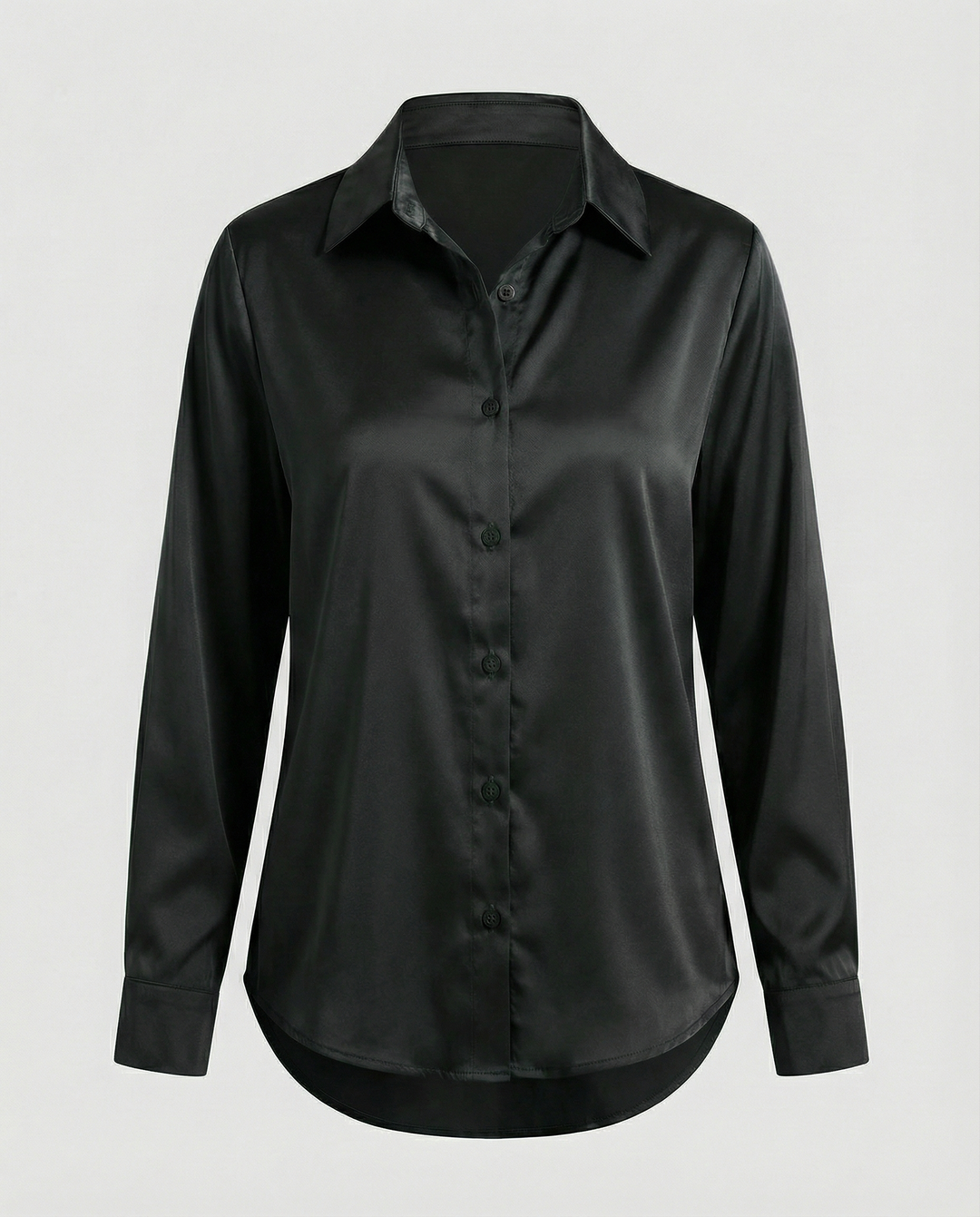 Women's Silk Loose Long Sleeve Shirt