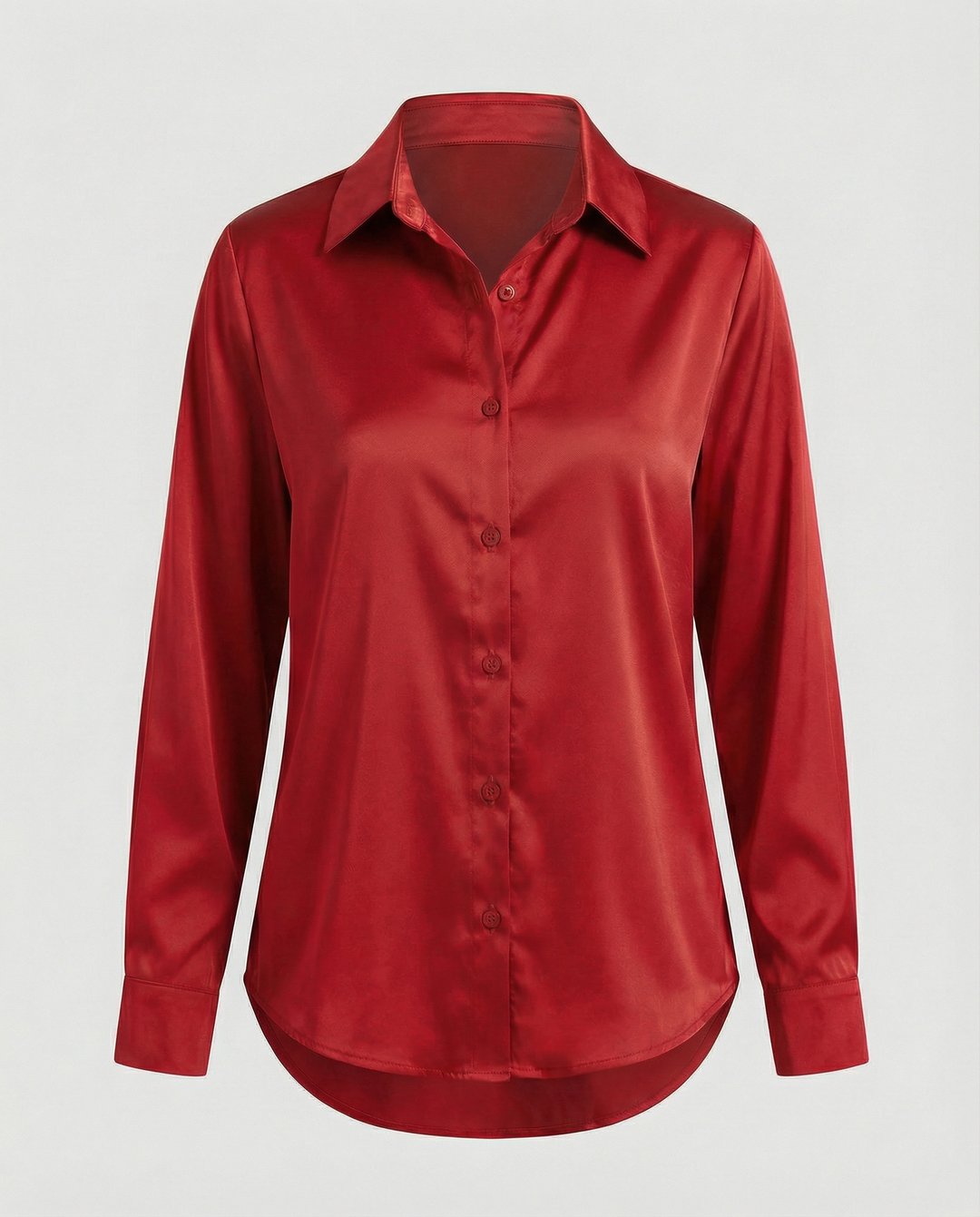 Women's Silk Loose Long Sleeve Shirt