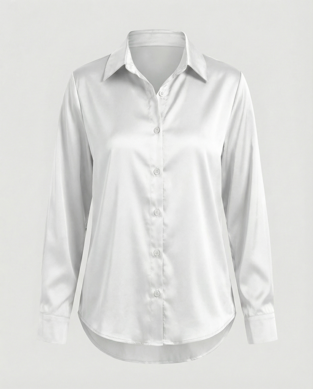 Women's Silk Loose Long Sleeve Shirt