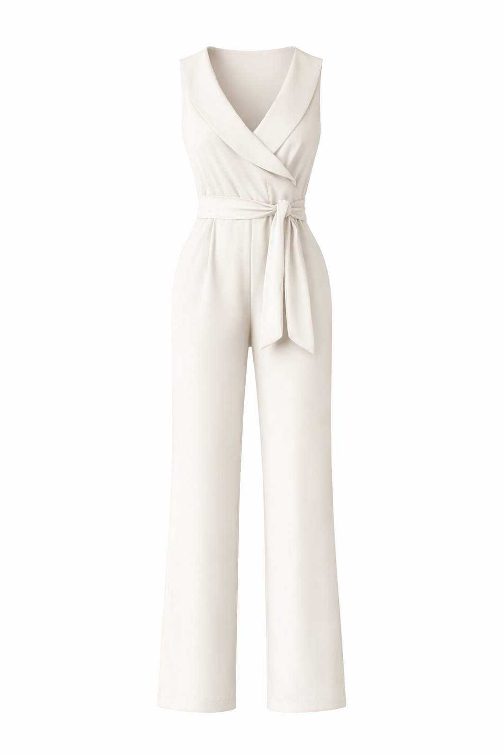 Women's Sleeveless Wide Leg One Piece Jumpsuit