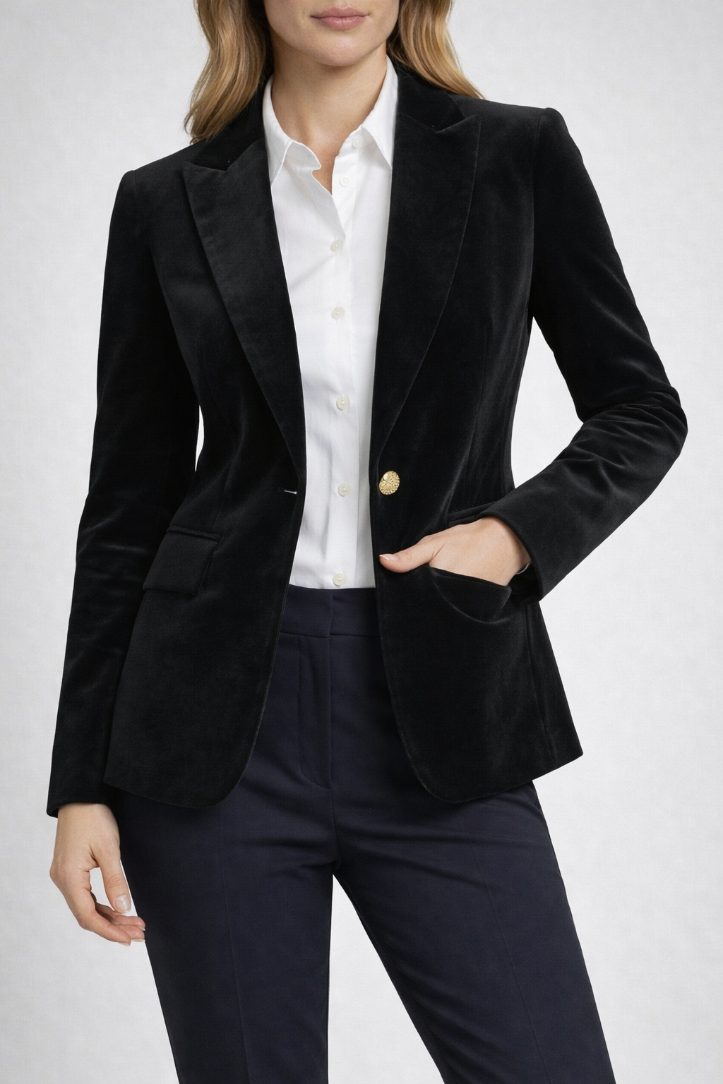 Women's Tailored Loose Long Sleeve Blazer