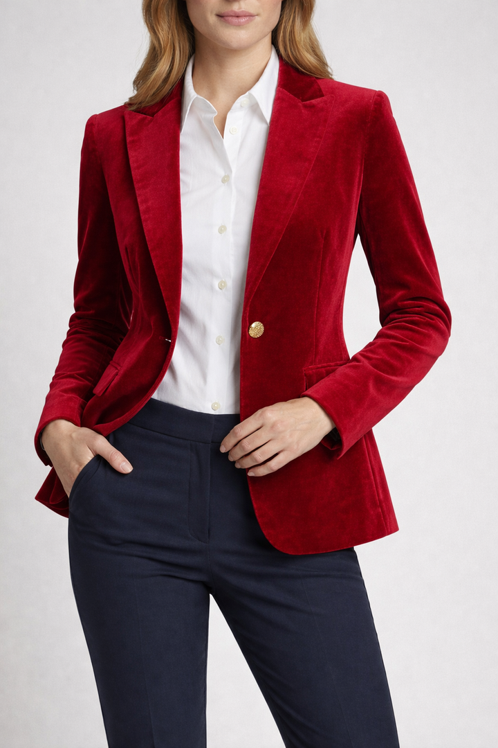 Women's Tailored Loose Long Sleeve Blazer