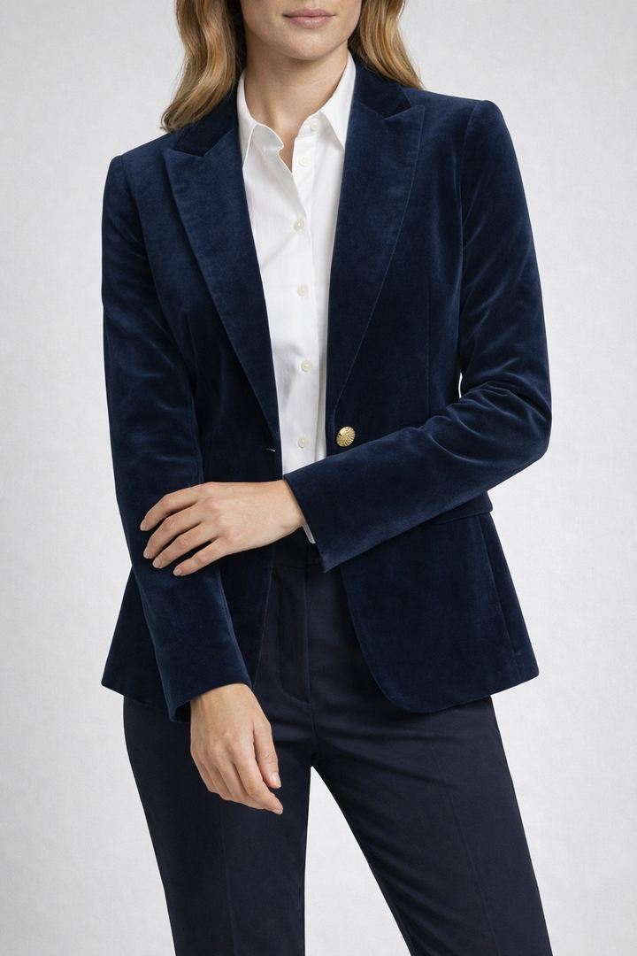 Women's Tailored Loose Long Sleeve Blazer